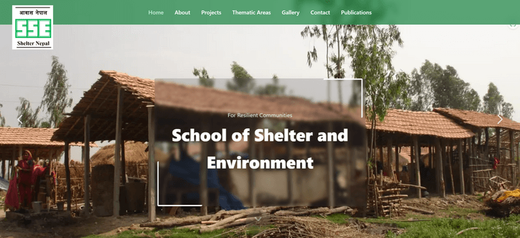 School of Shelter and Environment homepage